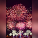 Photos du feu d'artifice de Paris 2019