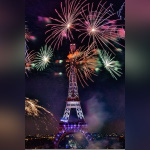 Photos du feu d'artifice de Paris 2019