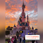 Visuels Disneyland Paris - château coucher de soleil