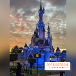 Visuels Disneyland Paris - château coucher de soleil