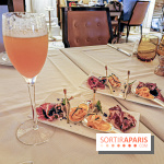 Le menu Traviata à l'Hôtel Le Meurice