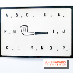 Pipe alphabet, Marcel Broodthaers, 1969 - Musée d'Art Moderne de Paris