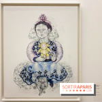 Enfant au chat, Peng Wan Ts, 2019 - Musée d'Art Moderne de Paris