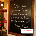 Madame Claude - Restaurant Paris 15ème - Une citation en forme d'épitaphe