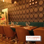 Madame Claude - Restaurant Paris 15ème - Un joli papier peint art-déco