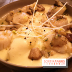 Madame Claude - Restaurant Paris 15ème - Coquilles Saint-Jacques D'Erquy, fricassée de cèpes, mousseline de pomme de terre bien beurrée