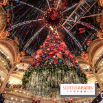Vitrines et sapin de Noël au Galeries Lafayettes 2019 avec Virginie Efira - photos 