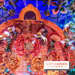 Vitrines et sapin de Noël au Galeries Lafayettes 2019 avec Virginie Efira - photos 