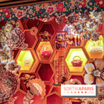 Vitrines et sapin de Noël au Galeries Lafayettes 2019 avec Virginie Efira - photos 