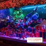 Vitrines et sapin de Noël au Galeries Lafayettes 2019 avec Virginie Efira - photos 