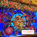 Vitrines et sapin de Noël au Galeries Lafayettes 2019 avec Virginie Efira - photos 