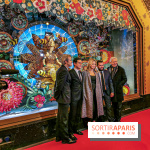 Vitrines et sapin de Noël au Galeries Lafayettes 2019 avec Virginie Efira - photos 