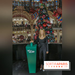 Vitrines et sapin de Noël au Galeries Lafayettes 2019 avec Virginie Efira - photos 