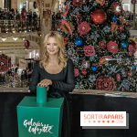 Vitrines et sapin de Noël au Galeries Lafayettes 2019 avec Virginie Efira - photos 