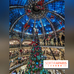 Vitrines et sapin de Noël au Galeries Lafayettes 2019 avec Virginie Efira - photos 