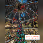 Vitrines et sapin de Noël au Galeries Lafayettes 2019 avec Virginie Efira - photos 