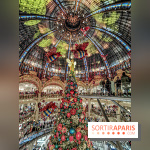 Vitrines et sapin de Noël au Galeries Lafayettes 2019 avec Virginie Efira - photos 
