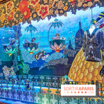 Vitrines et sapin de Noël au Galeries Lafayettes 2019 avec Virginie Efira - photos 