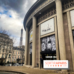 JR installe des portraits sur le Palais d'Iéna