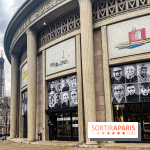 JR installe des portraits sur le Palais d'Iéna