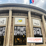 JR installe des portraits sur le Palais d'Iéna