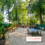 Le Jardin Bohème au Chalet du Lac, la terrasse estivale