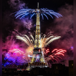 Photos du feu d'artifice du 14 juillet de Paris 2020
