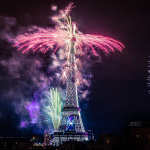 Photos du feu d'artifice du 14 juillet de Paris 2020