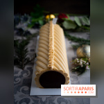 Bûche de Noël signature de Sébastien Serveau, Pâtisserie Fine Versailles