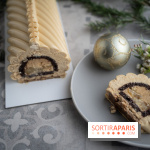 Bûche de Noël signature de Sébastien Serveau, Pâtisserie Fine Versailles