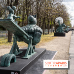 Exposition Geluck sur les Champs-Elysées 