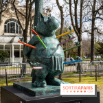 Exposition Geluck sur les Champs-Elysées 