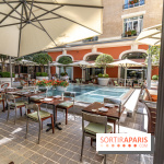 La terrasse du Royal Monceau en mode estivale
