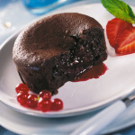 Moelleux au chocolat cœur de fruits rouges