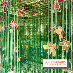 Les fleurs de Thebe Magugu au Bon Marché