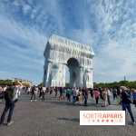 L'Arc de Triomphe empaqueté, nos photos