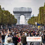 Champs Elysées piéton et Arc de Triomphe empaqueté
