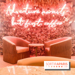 Elan café, le célèbre salon de thé rose aux Galeries Lafayette