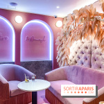 Elan café, le célèbre salon de thé rose aux Galeries Lafayette