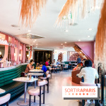 Elan café, le célèbre salon de thé rose aux Galeries Lafayette