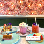 Elan café, le célèbre salon de thé rose aux Galeries Lafayette