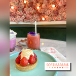 Elan café, le célèbre salon de thé rose aux Galeries Lafayette