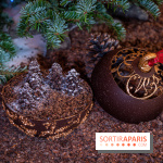 Photos : Bûche de Noël du Plaza Athénée 2021 et galette des rois 2022