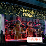 Photos : les vitrines et décorations de Noël du Bon Marché 2021