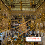 Photos : les vitrines et décorations de Noël du Bon Marché 2021