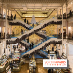 Photos : les vitrines et décorations de Noël du Bon Marché 2021