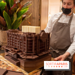 Photos : Bûche de Noël du Cheval Blanc par Maxime Fréderic 2021