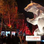 Exposition de Richard Orlinski avec Georges V et sur les Champs-Elysées