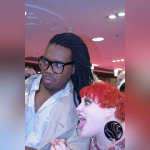 Le BHV illuminé par Beth Ditto et Jean-Charles de Castelbajac - Noël 2009