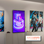 Pop Corn Time, nos photos de l'exposition de toiles et de NFT à la galerie Goldshteyn-Saatort